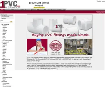 1PVC.com(The First Name in PVC) Screenshot