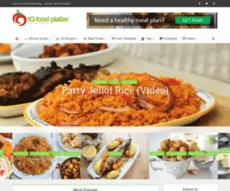 1Qfoodplatter.com(Nigerian and African Food and Recipes Blog) Screenshot