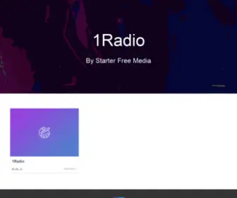 1Radio.com.au(Click & listen to Australian digital radio stations online) Screenshot