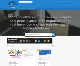 1Ranksseo.com(1ranksseo adsense account course) Screenshot