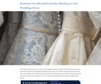 1Robe.com(Reasons You Should Consider Buying a Used Wedding Dress) Screenshot