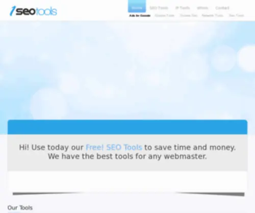 1Seotools.net(ONE SEO Tools Free Online) Screenshot