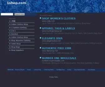 1Shop.com(1shop) Screenshot