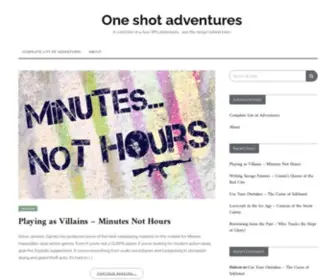 1Shotadventures.com(One shot adventures) Screenshot