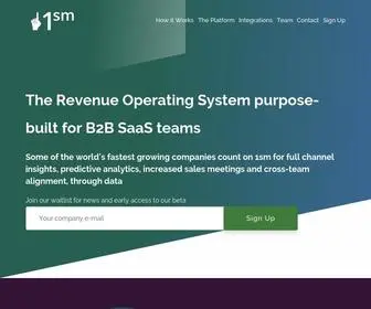 1SM.io(RevOps Analytics Platform) Screenshot