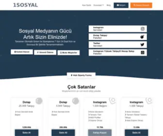 1Sosyal.com(Instagram takipçi satın al) Screenshot