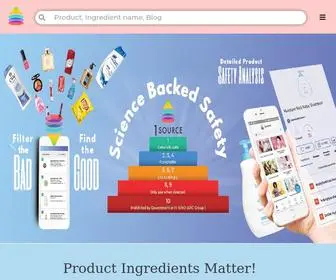 1Source.com(Product ingredient safety assessments) Screenshot
