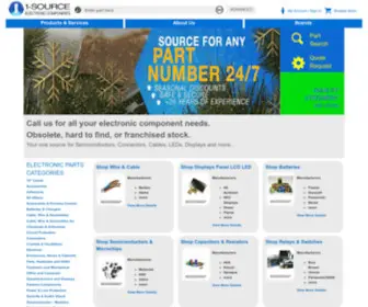 1Sourcecomponents.com(Electronic Component Distributor) Screenshot