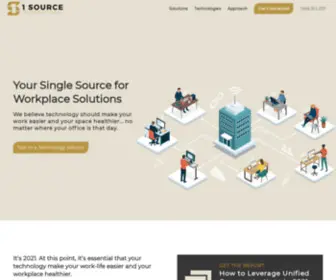 1Sourceinternational.com(Your Single Source for Workplace Solutions) Screenshot