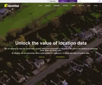 1Spatial.com(1Spatial Global Leaders in Managing Geospatial Data) Screenshot