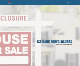 1ST-Bank-Foreclosures.com(1st Bank foreclosures) Screenshot