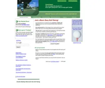 1ST-Beginners-Golf-Swing-Tips.com(Free golf swing tips and instructions for beginners teaching a basic golf swing) Screenshot
