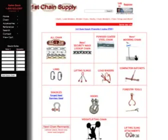 1ST-Chainsupply.com(1st Chain Supply) Screenshot