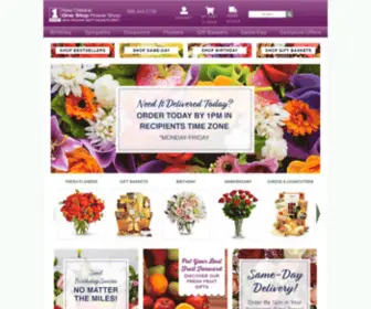 1ST-New-Orleans-Florists.com(Shop Fresh Flowers & Gourmet Gifts) Screenshot