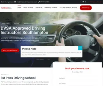 1ST-Passdrivingschool.co.uk(1st Pass Driving School) Screenshot