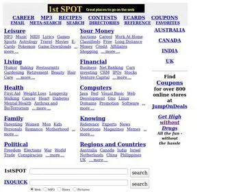 1ST-Spot.net(1st SPOT Web Directory) Screenshot