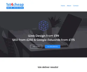 1ST4Cheapwebdesign.co.uk(1st 4 Cheap Web Design) Screenshot