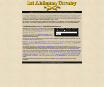 1Stalabamacavalryusv.com(History of the 1st Alabama Cavalry) Screenshot