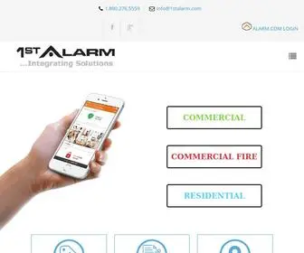 1Stalarm.com(1st Alarm 1st Alarm Home Security Systems Options and Pricing) Screenshot