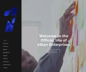 1Starr.com(The Official Site of 1Starr Enterprises) Screenshot