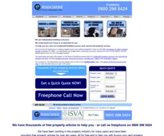 1Stassociated.co.uk(Independent Building Surveyors who offer free advice) Screenshot