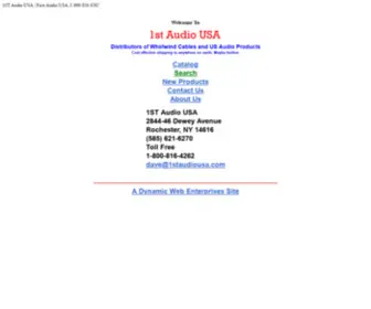 1Staudiousa.com(1ST Audio) Screenshot