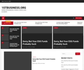 1Stbusiness.org(World of Businesses) Screenshot