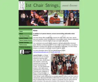 1STchairstrings.com(1st Chair Strings) Screenshot