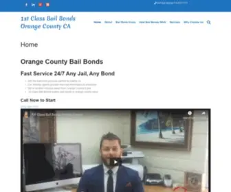 1STclassbailbonds.com(1st Class Bail Bonds) Screenshot