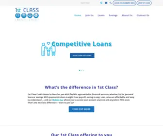 1STclasscu.co.uk(1st Class Credit Union) Screenshot