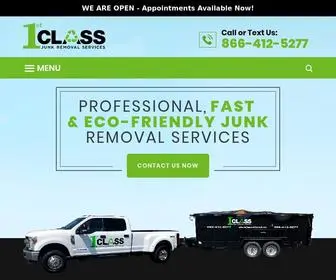 1STclassjunkremoval.com(Junk Removal NWI) Screenshot