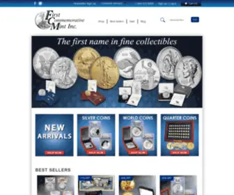 1Stcommemorativemint.com(1st Commemorative Mint inc) Screenshot