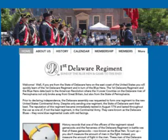 1Stdelawareregiment.org(HOME) Screenshot