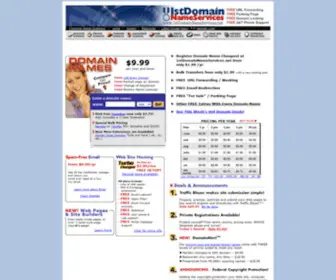 1StDomainnameservices.com(1StDomainnameservices) Screenshot