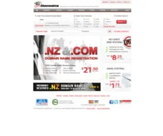 1StDomains.net.nz(1st Domains) Screenshot