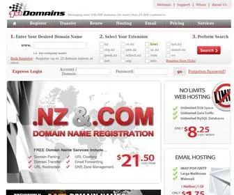 1StDomains.nz(1st Domains) Screenshot