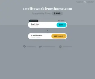 1Steliteworkfromhome.com(1steliteworkfromhome) Screenshot