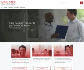 1Steptransfer.com(One Step Patient Transfer Center) Screenshot