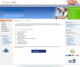 1Stessays.com(Let professionals take care of your papers) Screenshot