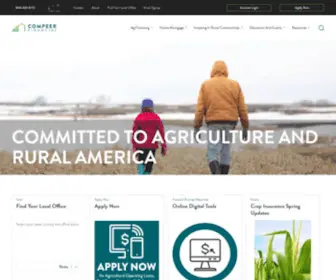 1Stfarmcredit.com(Compeer Financial) Screenshot