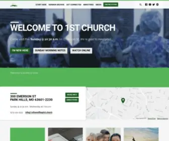1STfreewillbaptist.church(Glorifying God) Screenshot