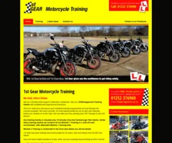 1Stgearmtc.co.uk(1st Gear Motorcycle Training) Screenshot