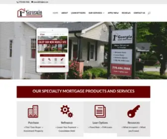 1STGHM.com(1st Georgia Home Mortgage) Screenshot