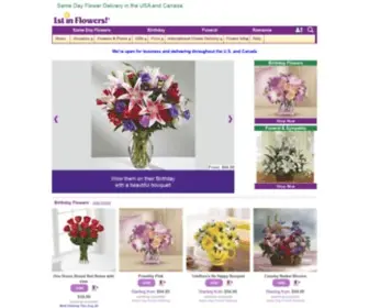 1Stinflowers.com(1st in Flowers) Screenshot