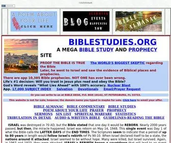 1Stinternetchurch.com(Mega site of Bible Information) Screenshot