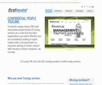 1Stlocate.co.uk(Confidential people tracing services) Screenshot