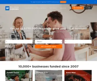 1Stmerchantfunding.com(1st Merchant Funding) Screenshot