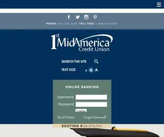 1Stmidamerica.org(1st MidAmerica Credit Union) Screenshot