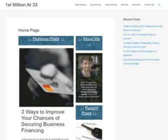 1Stmillionat33.com(1st Million At 33) Screenshot