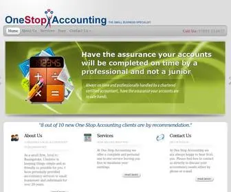 1Stopaccounting.co.uk(One Stop Accounting Ltd) Screenshot